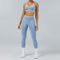 Seamless Back-Support Running Quick-Drying Yoga And Fitness Apparel Set