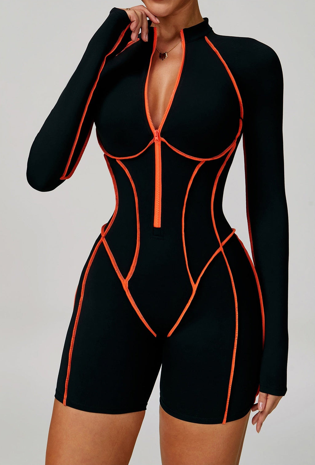 High-Strength Tight Workout Bodysuit