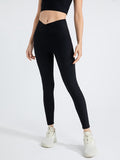 Women’s High-Waist Cross Waist Peach Hip Lift Yoga Pants