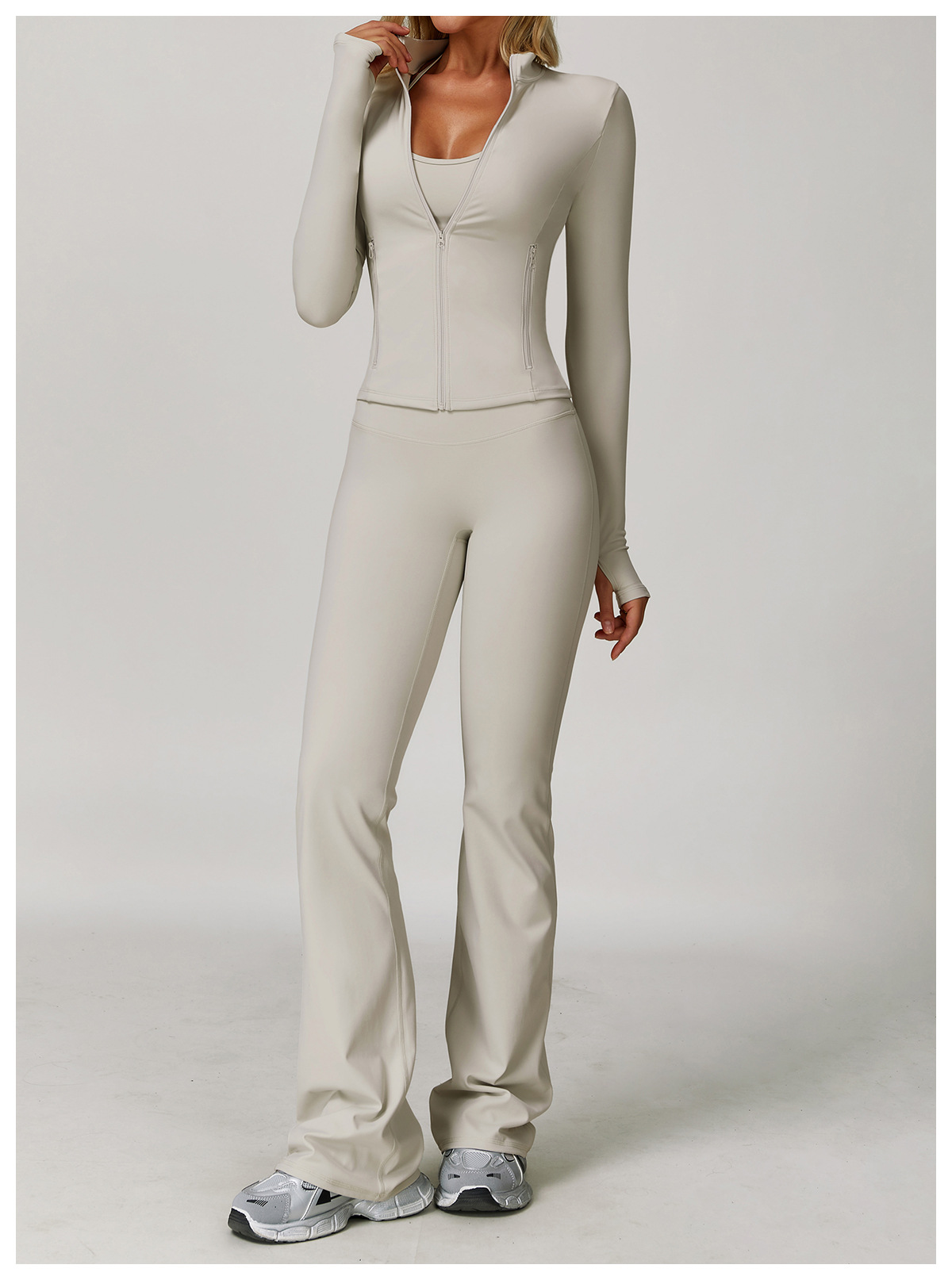 Brushed Sculpt Quick-Dry Yoga Suit