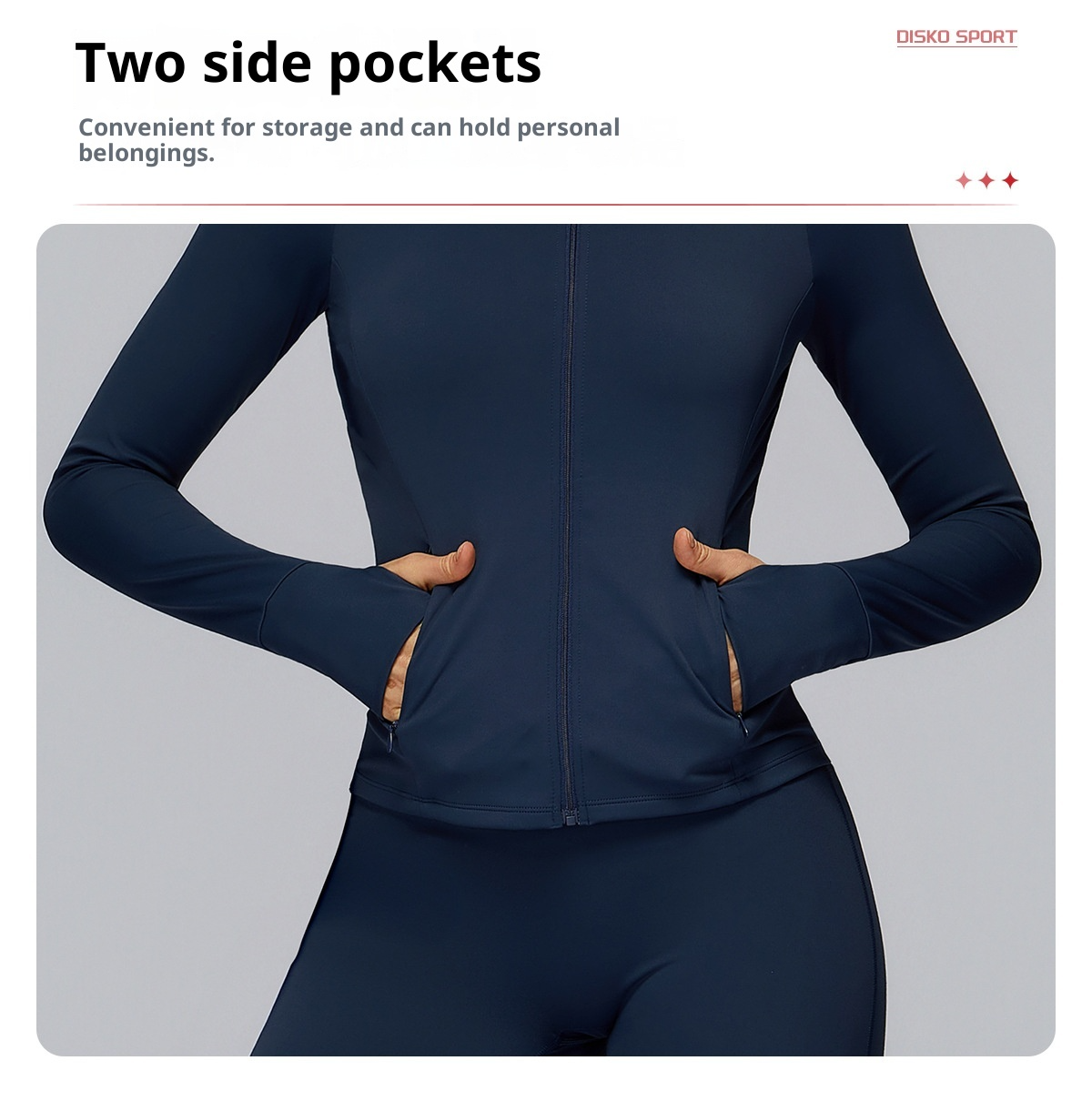 Brushed Zip Yoga Jacket