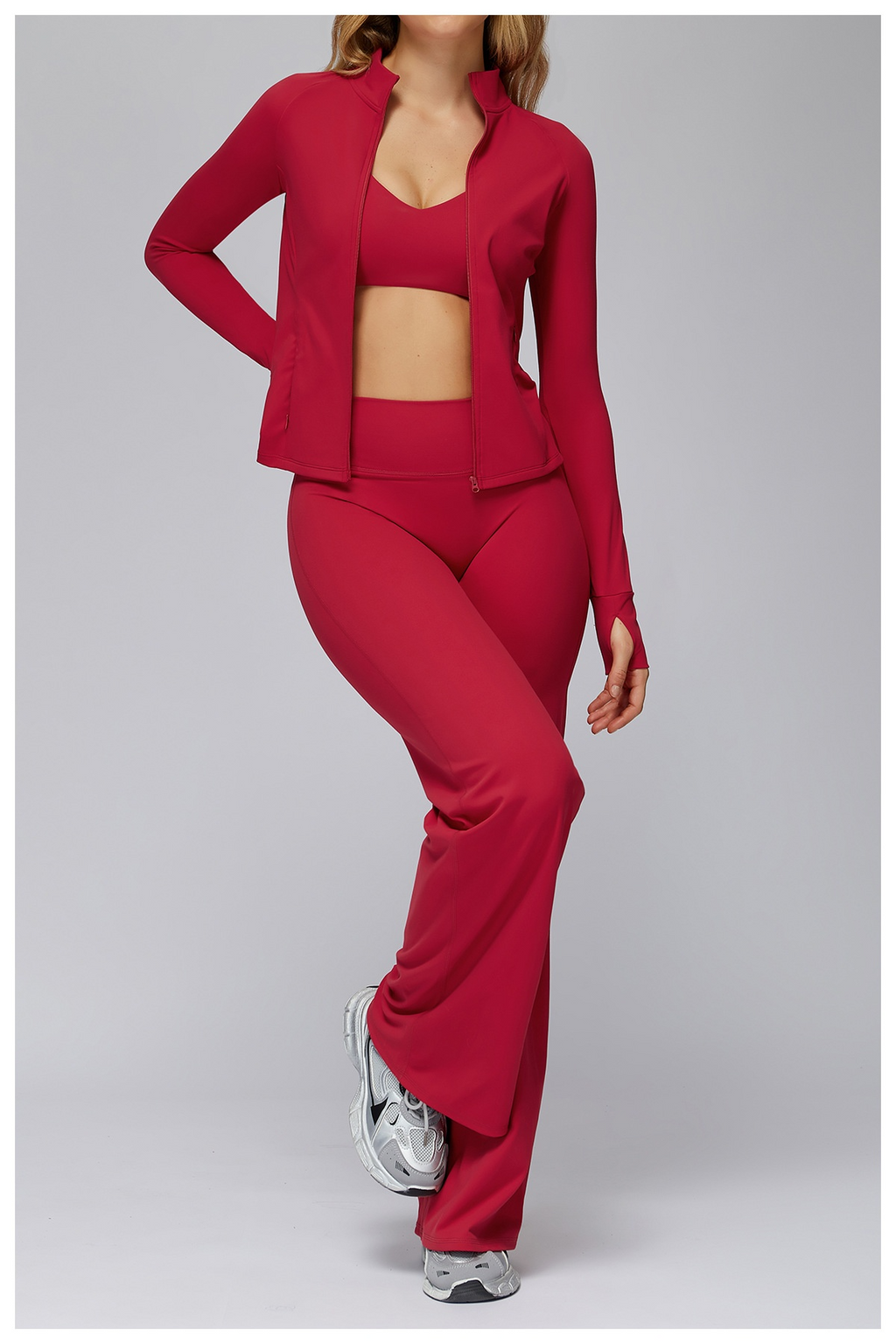 Brushed Zip Yoga Jacket