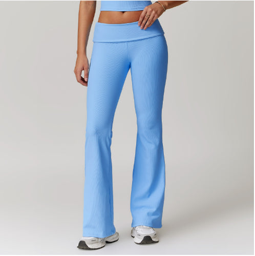 Threaded Tight Long Sleeve T-shirt Yoga Clothes Breathable Quick-drying Outfit