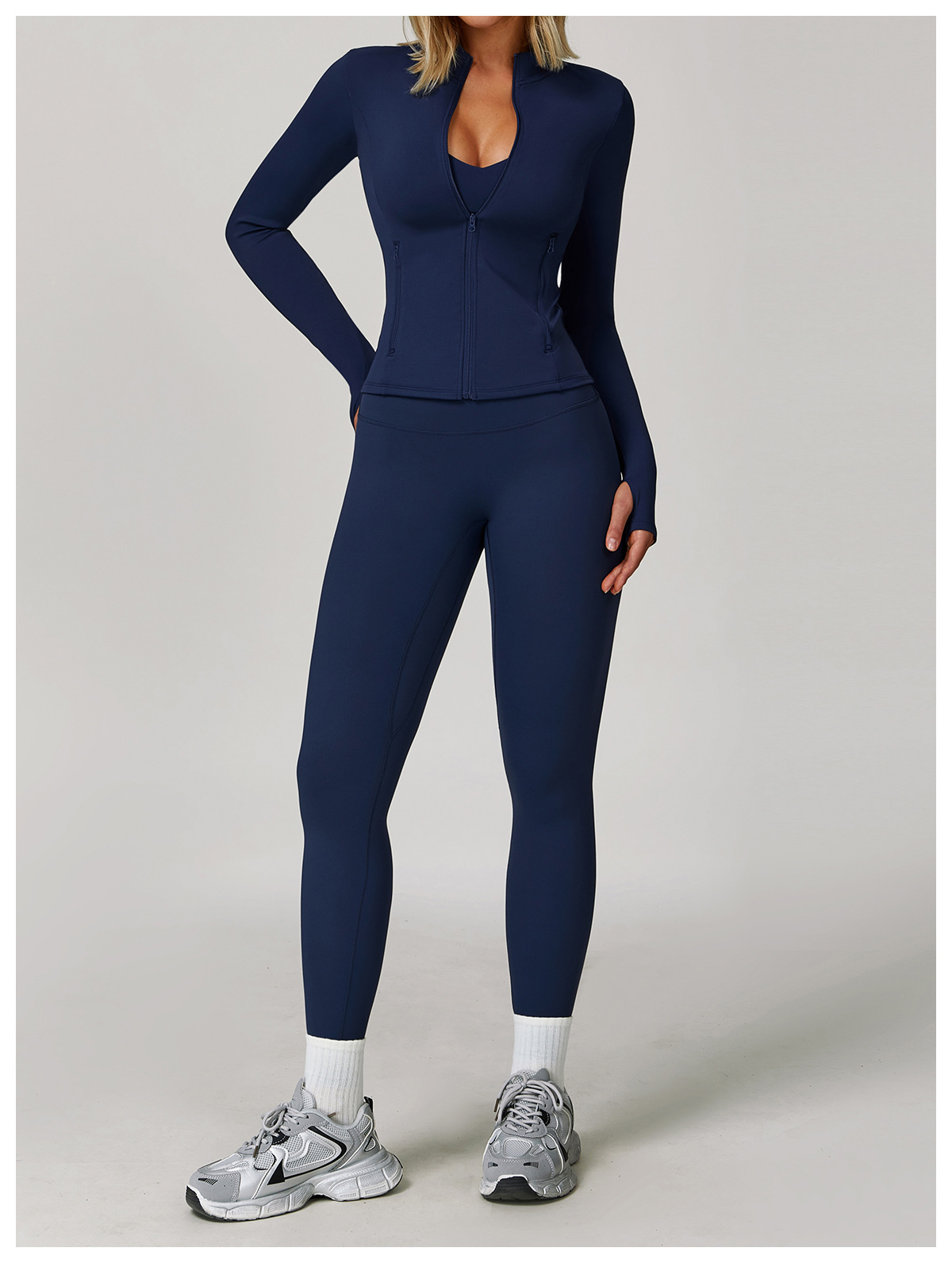 Brushed Sculpt Quick-Dry Yoga Suit