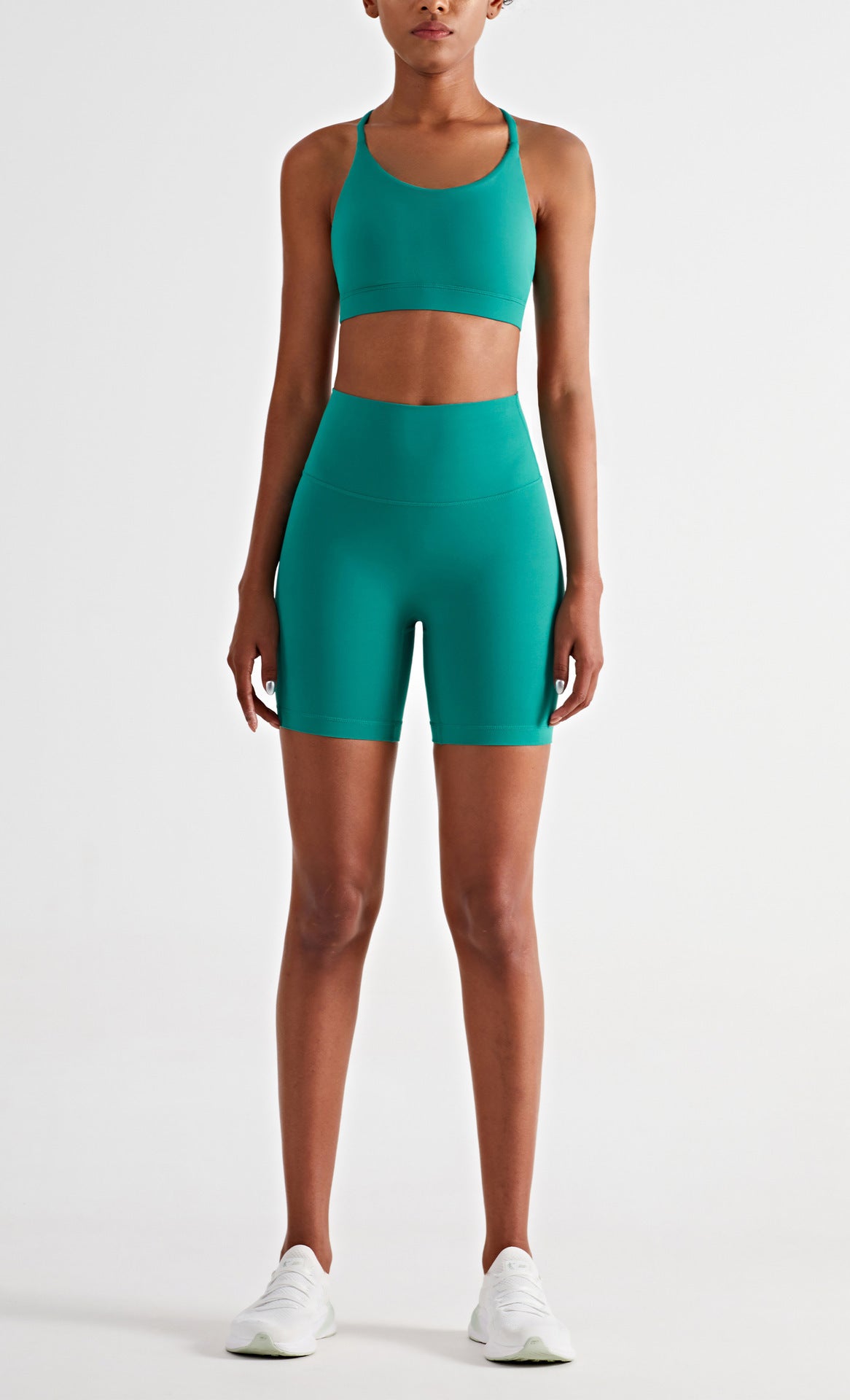Slim Three Point Leggings Hip Lift Shorts