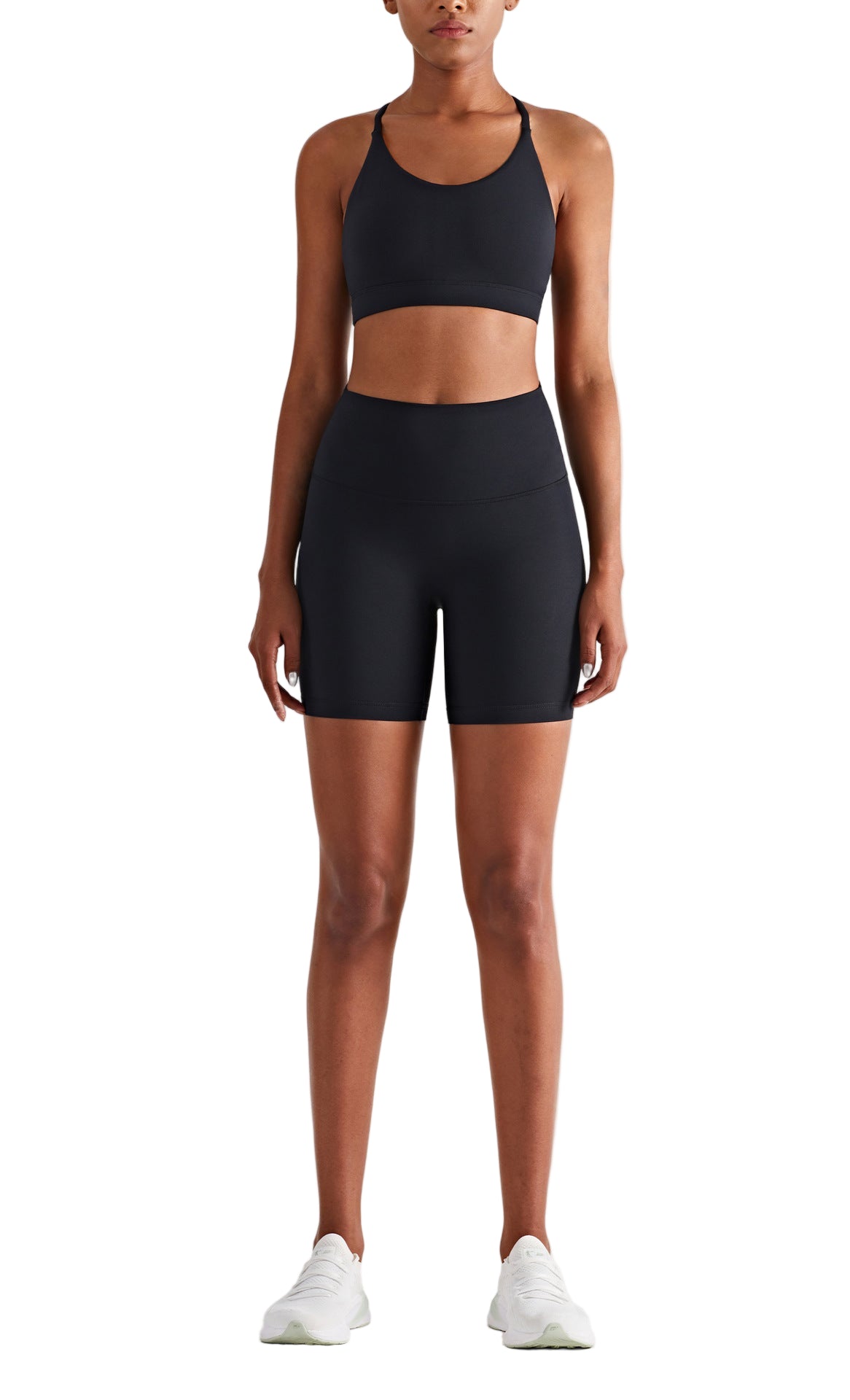 Slim Three-Point Hip Lift Shorts – High-Waist Tummy Control Activewear