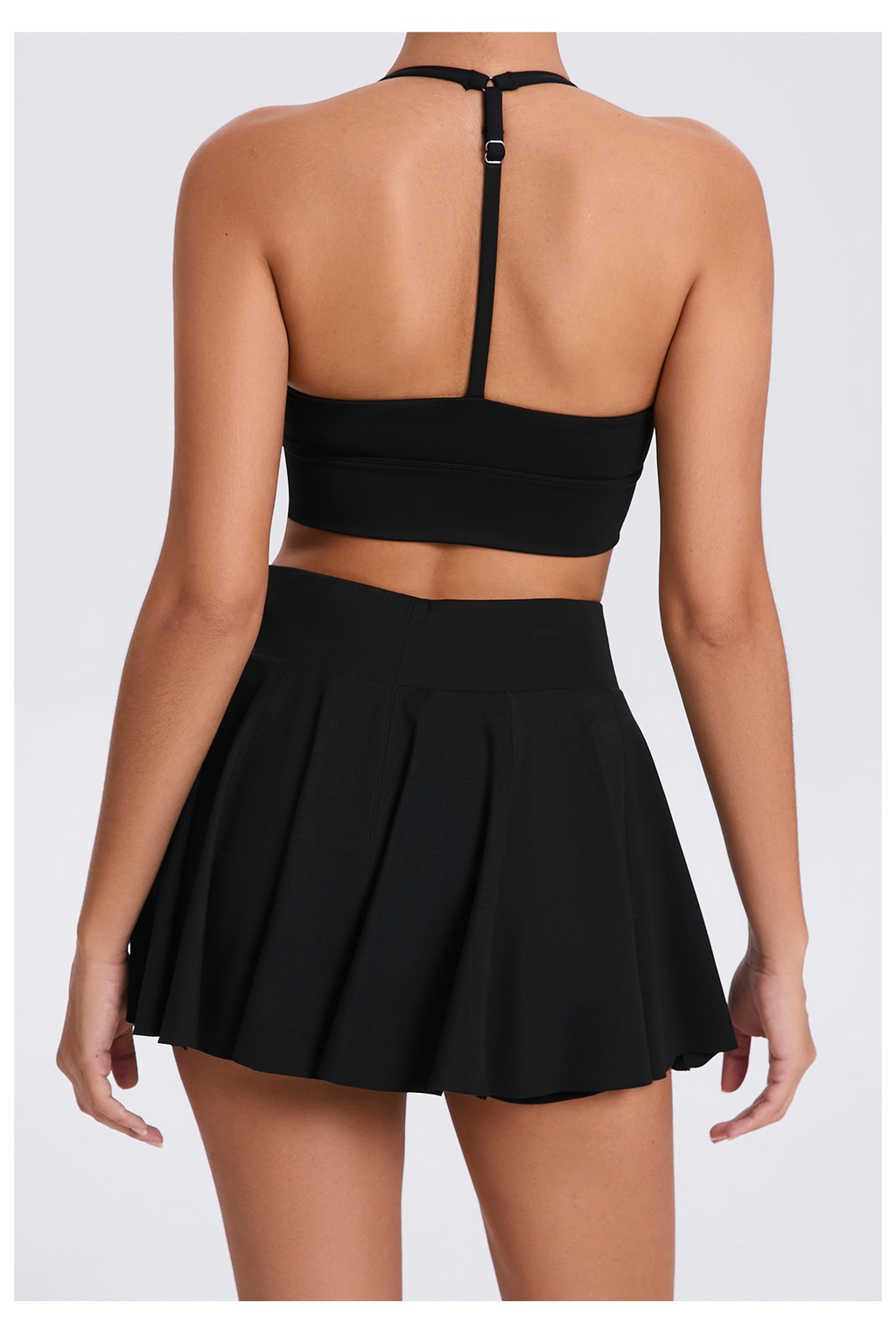 Breathable Bra & Skirt Tennis Set