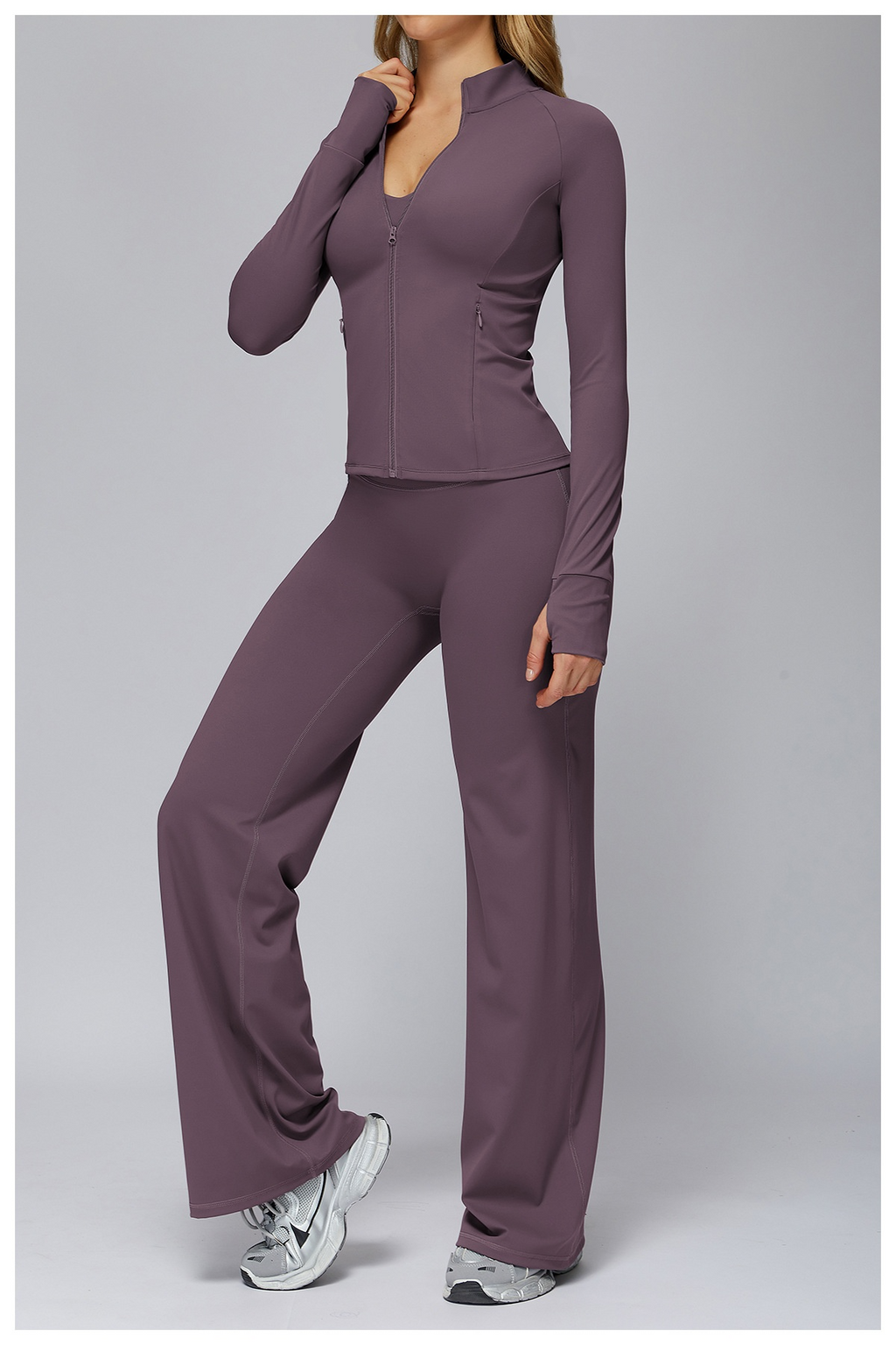 Brushed Zip Yoga Jacket