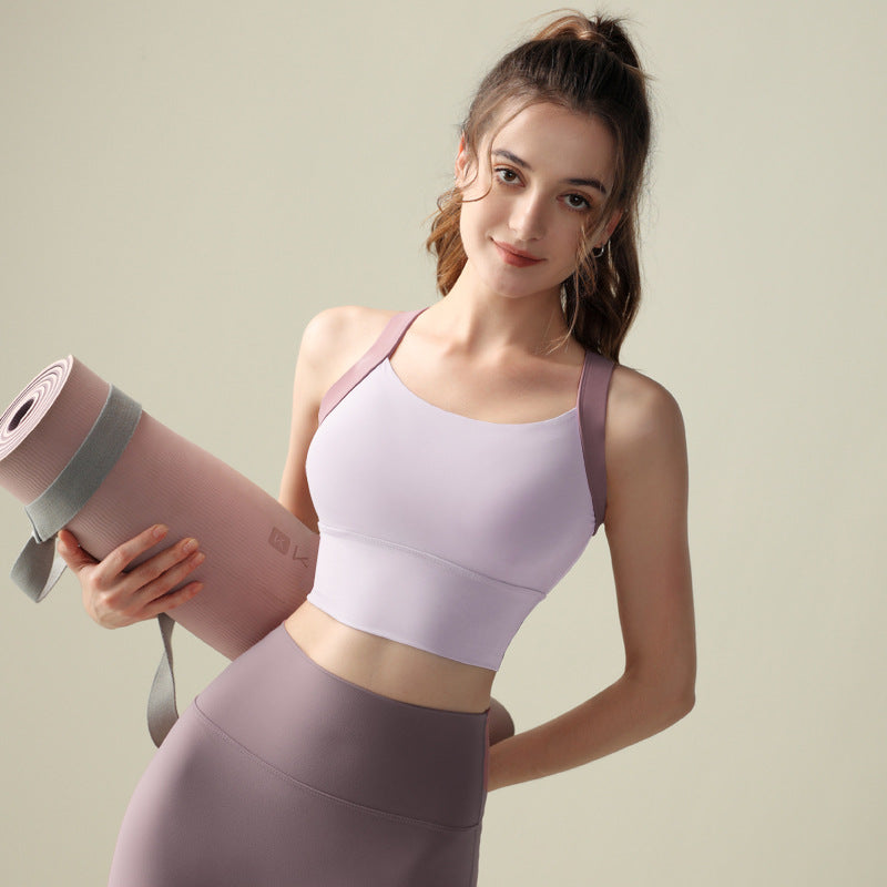 Fixed-Cup Sculpt Sports Bra & Pants Set