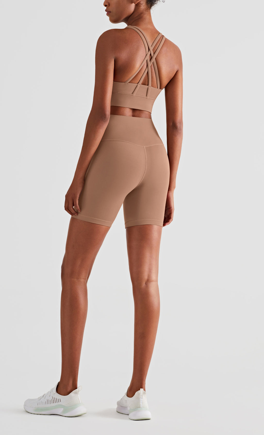 Slim Three-Point Hip Lift Shorts – High-Waist Tummy Control Activewear