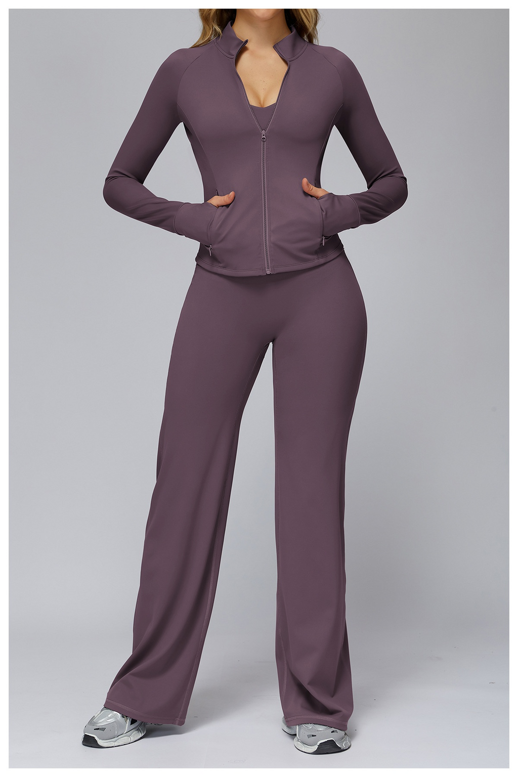 Brushed Zip Yoga Jacket